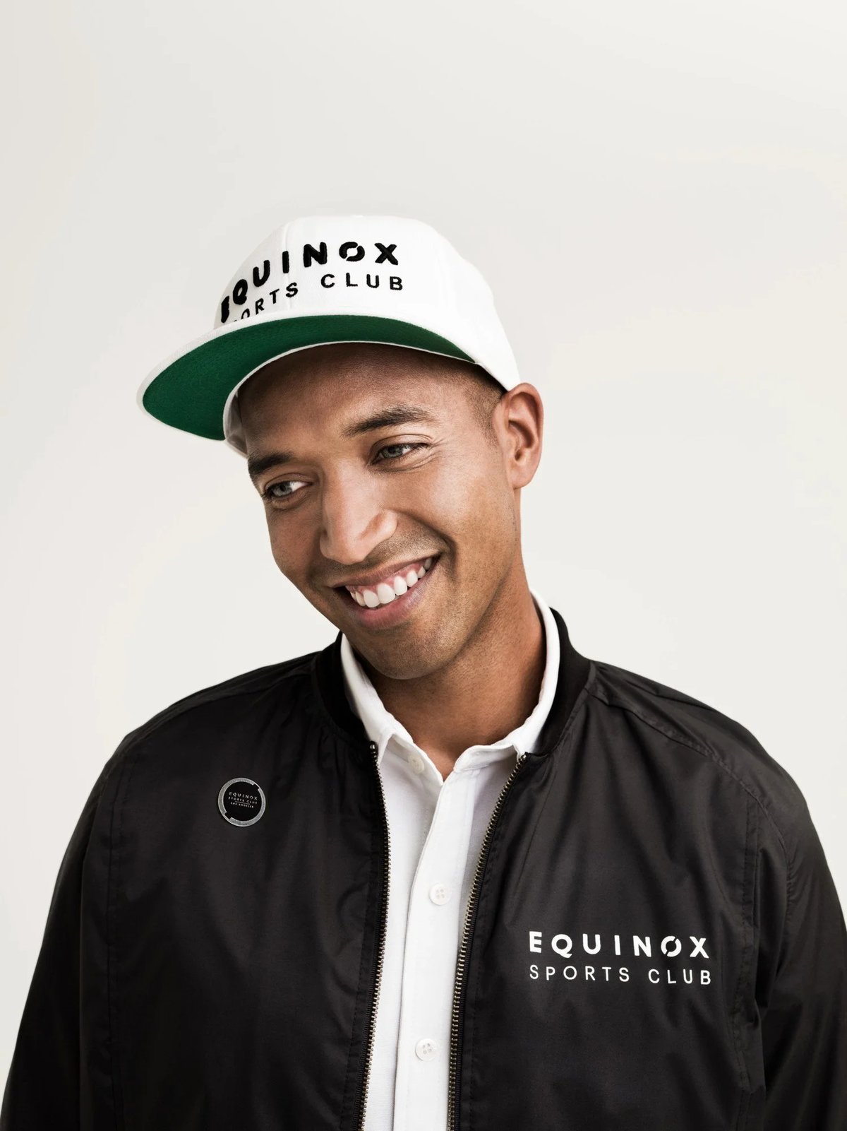 Equinox employee wearing bespoke uniforms by Finery