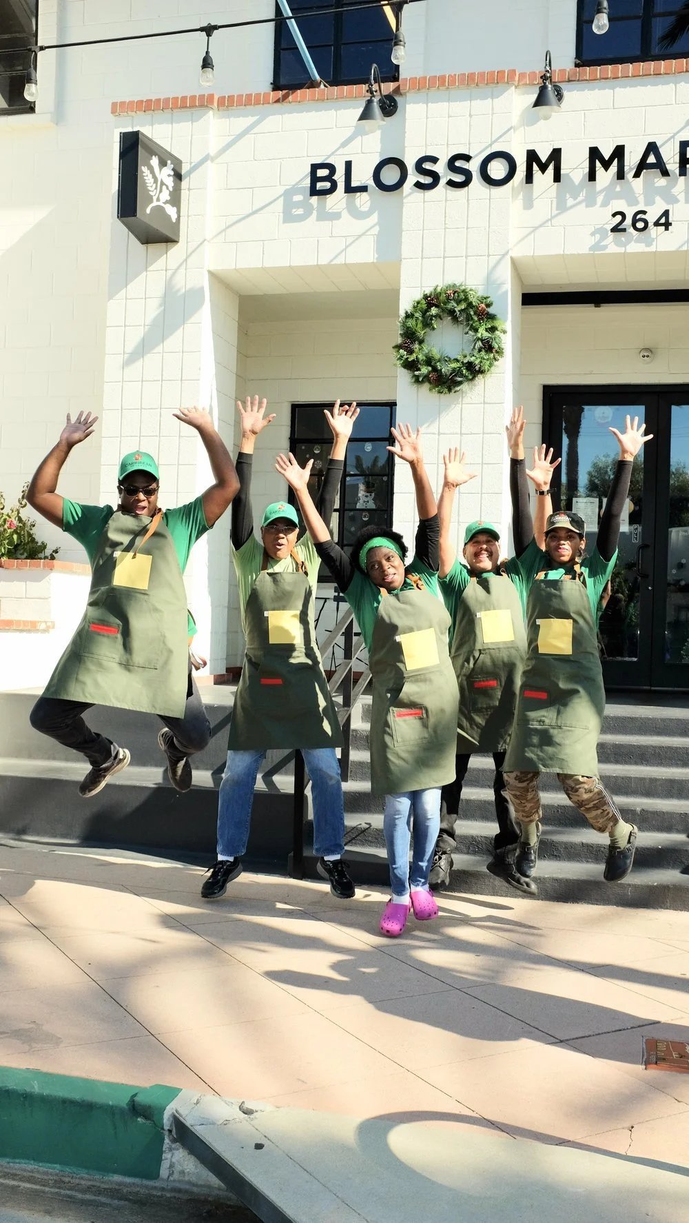 Green Restaurant Cotton Canvas Apron by Caribbean Gourmet for Finery